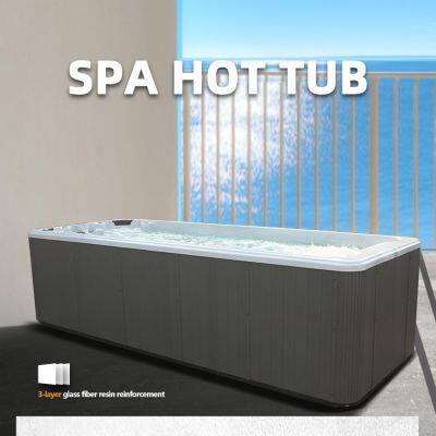 JOYSPA PIKES Luxury Imported Acrylic Factory Indoor Outdoor Swim Spa Balboa Massage Bathtub photo-3