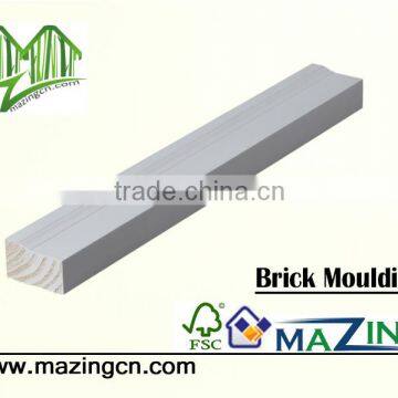 wooden door brick moulding