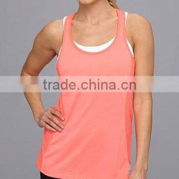 2015 China Manufacturer Customized Women Stertch Mesh Tank Top photo-2
