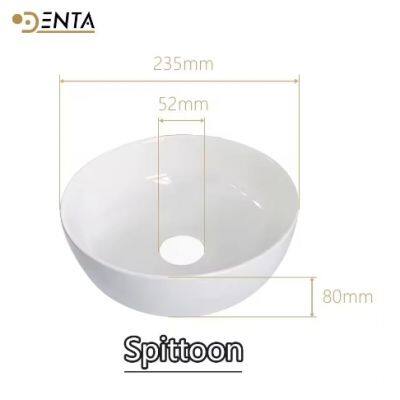 Dental spittoons for dental chairs (imitated)Ceramic spittoon basin,Dental equipment accessories mouthwash dentist tools