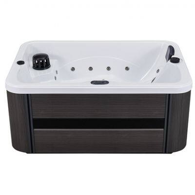 High-end 2 Person Rectangular Backyard Swimming Pool, With Balboa Hot Tub Spa Outdoor Hot Spring Villa photo-2