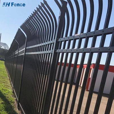 Hebei JH Fence Carbon Steel 6ft Modern Eco-Friendly Heat Treated Powder Coated Rodent Proof Home Security Outdoor Fence
