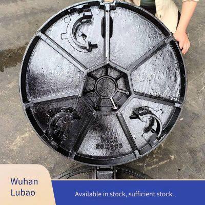 Lubao Ductile Iron φ700*850 Circlip Manhole Cover Manufacturer, Heavy-duty Manhole With Five Protections for Telecommunications and Power Sewers photo-2