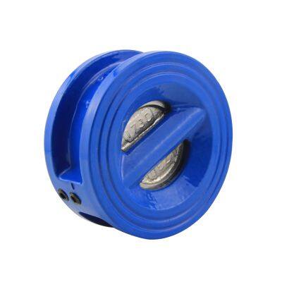 H76X/H double disc butterfly check valve, butterfly micro resistance slow closing check valve, stainless steel butterfly valve