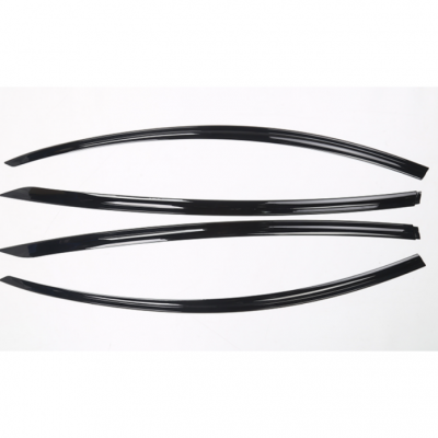 Model Y & Juniper Rain Guard Window Visor - Тонированная поликарбонатная защита окон от дождя с шумоподавлением