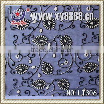 Factory Price Free Customize Lace Fabric with Beads