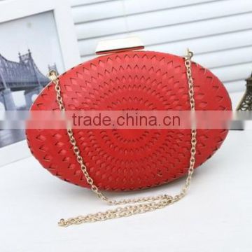 fashion pu leather bag wholesale round clutch bags china