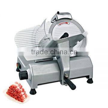 Factory supply 240W/ 10inch semi automic meat slicer machine aluminum alloy commercial/ industrial frozen meat slicer