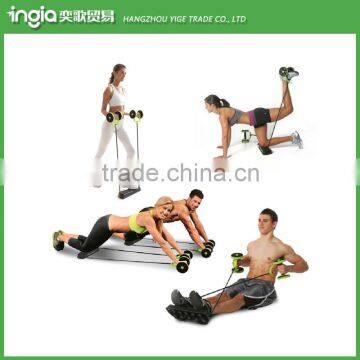 3 in 1 Foam Roller Multi-function Abdominal Fitness Equipment AB Roller Pull Rope photo-2