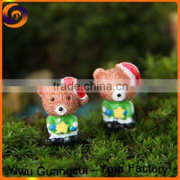 2016 DIY resin bear figurines crafts for Micro Landscape