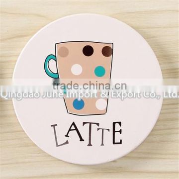 Newest Wholesale blank sublimation Ceramic cup mat/Ceramic coasters/Ceramic place mat /table mat