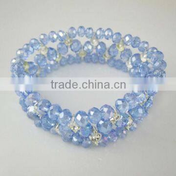 Light blue crystal bracelet jewelry