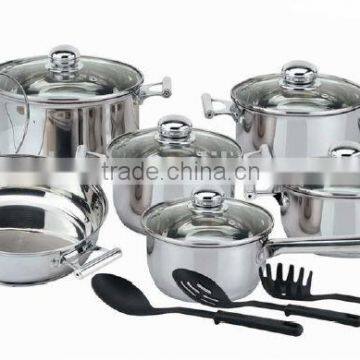 15 pcs stainless steel pot