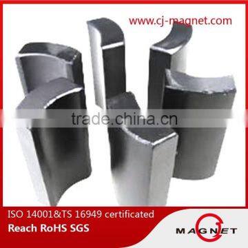 strong power arc magnet ferrite magnet Y20 for rotor motor