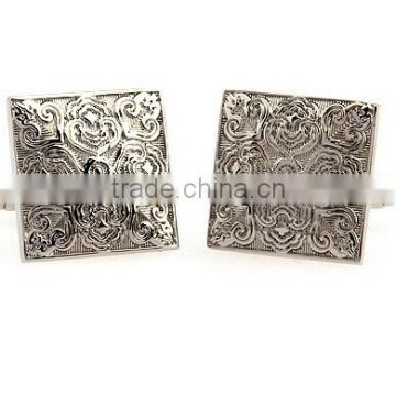 2014 custom copper nickel plated metal cuff link