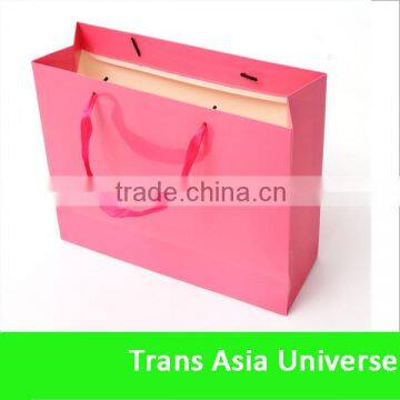 Promotional Logo Printed Custom Made Rope Handle Paper Bag