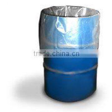 White Flat Plastic Bin liner Bags on Roll