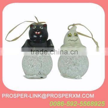 halloween ceramic halloween led light decoration