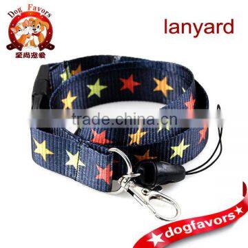 Fashion Lanyard "Rainbow Star" Keychine Cellphone Holder Lanyard