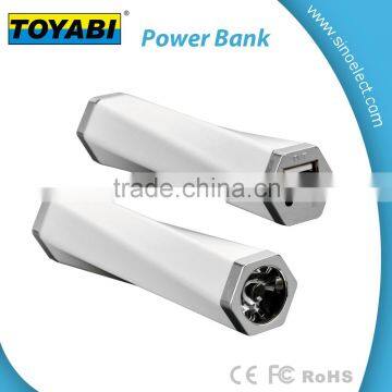 Good Quality Lipstick Power Bank 1800mah Power Bank With Led Torch Light photo-5