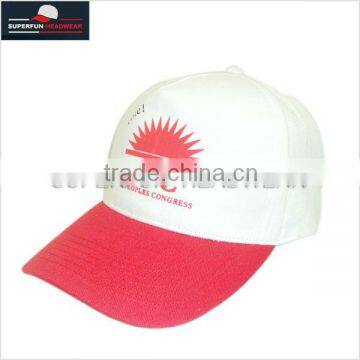 100% cotton custom cheapest cap