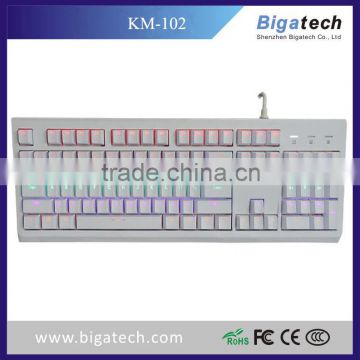 2016 TOPS usb backlit mechanical keyboard for computer desktop