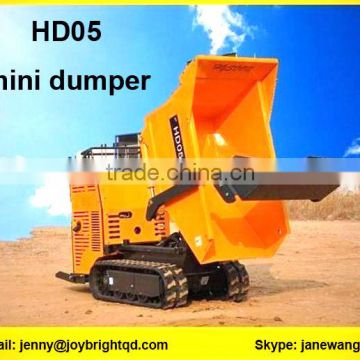 track dumper,load 500kgs,hydraulic transmission,1447mm ultrahigh dumping height