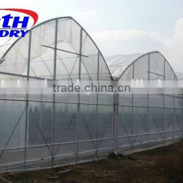 multi span poly film greenhouse from manufacturer