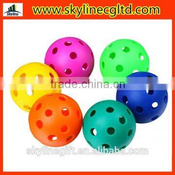 Colorful sports OEM wiffle ball, plastic wiffle ball for sale