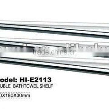stainless steel towel shelves,movable towel rail,double towel shelves