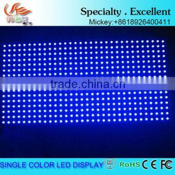 Single color led pamel P10 outdoor led display single red blue white yellow