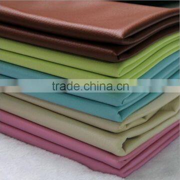 Classic patterns, lychee pattern pu leather for bags any colors is available. stocklot pu leather