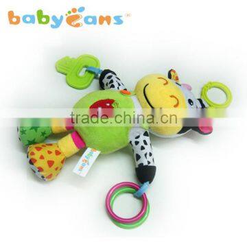 Babyfans Baby Cute Cow Cartoon Stuffed Music Toys China Factory Wholesale photo-2