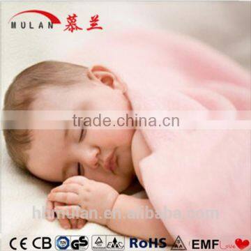 220V Polar Fleece Flannel Electric Heated Blanket for baby