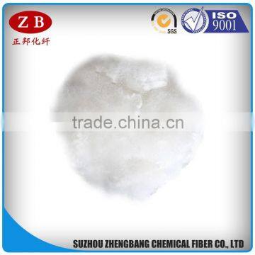 30D white recycled polyester staple fiber