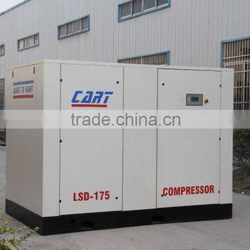 185KW/250HP variable frequency driect driven screw air compressor