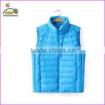 high quality warm unique men down vest