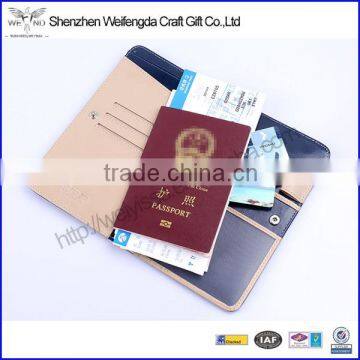 genuine leather passport cover high quality pu passport /card holder