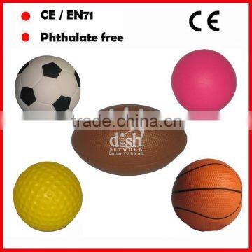 Promotional Soft PU sports balls stress balls