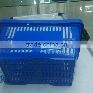 Eco-Friendly,Stocked Feature and Sundries Use Shopping Basket with Wheels