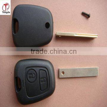 Tongda Auto2 button remote key shell fob for Citreon