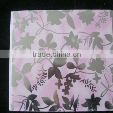 Printing And Hot Stamping Foil PVC Panel for Ceiling