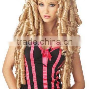 Ladies Wig Fantasy Long Golden Blonde Ringlets Princess Wig SW-1502