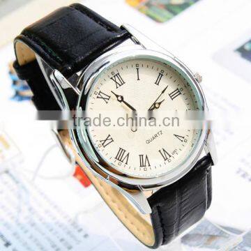 Best selling branded classic couple watch leather strap pair watches