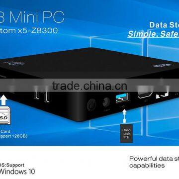 Newest design! Z83 Mini PC Intel quad core Window 10 TV Box