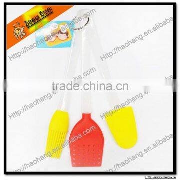 3pcs set silicone butter brush & spatula