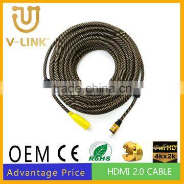 High quality male to male monitor hdmi cable with hd 1080p 3d supported