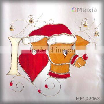 MF102463 tiffany style stained glass christmas craft wholesale for christmas gift item