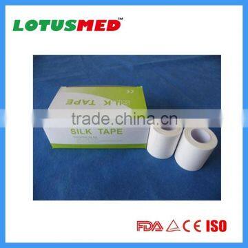 White medical silk tape