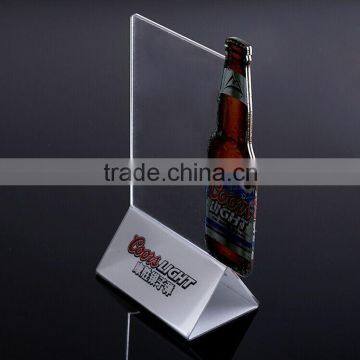 Clear Acrylic Beer brand Display